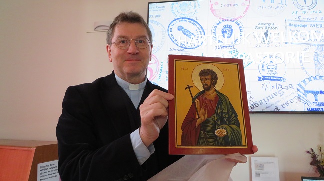 Een icoon op het Caminoverhaal van pastoor Joachim Skiba