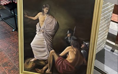 ‘Aardbevingsdoek’ Caravaggio tentoongesteld