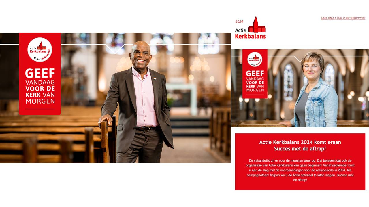 Jubileumjaar voor Actie Kerkbalans