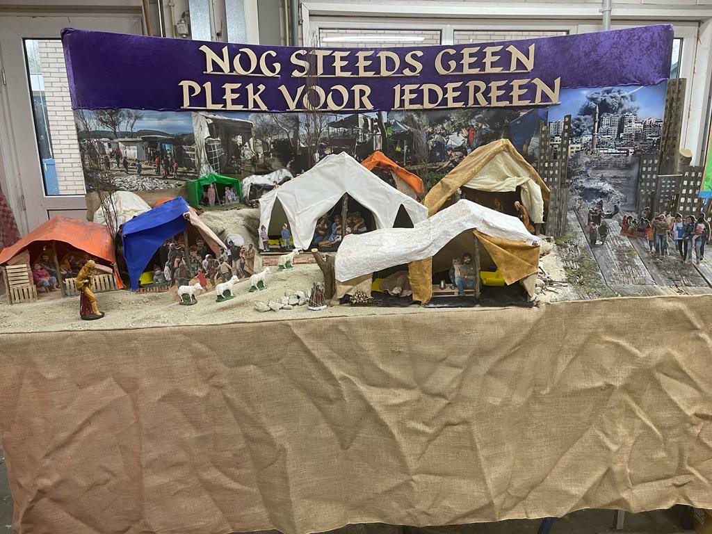 Kerststal legt relatie tussen 2000 jaar terug en nu
