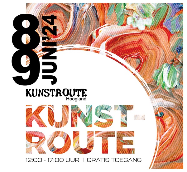 Kunstroute Hoogland in het weekend van 8 en 9 juni 2024 
