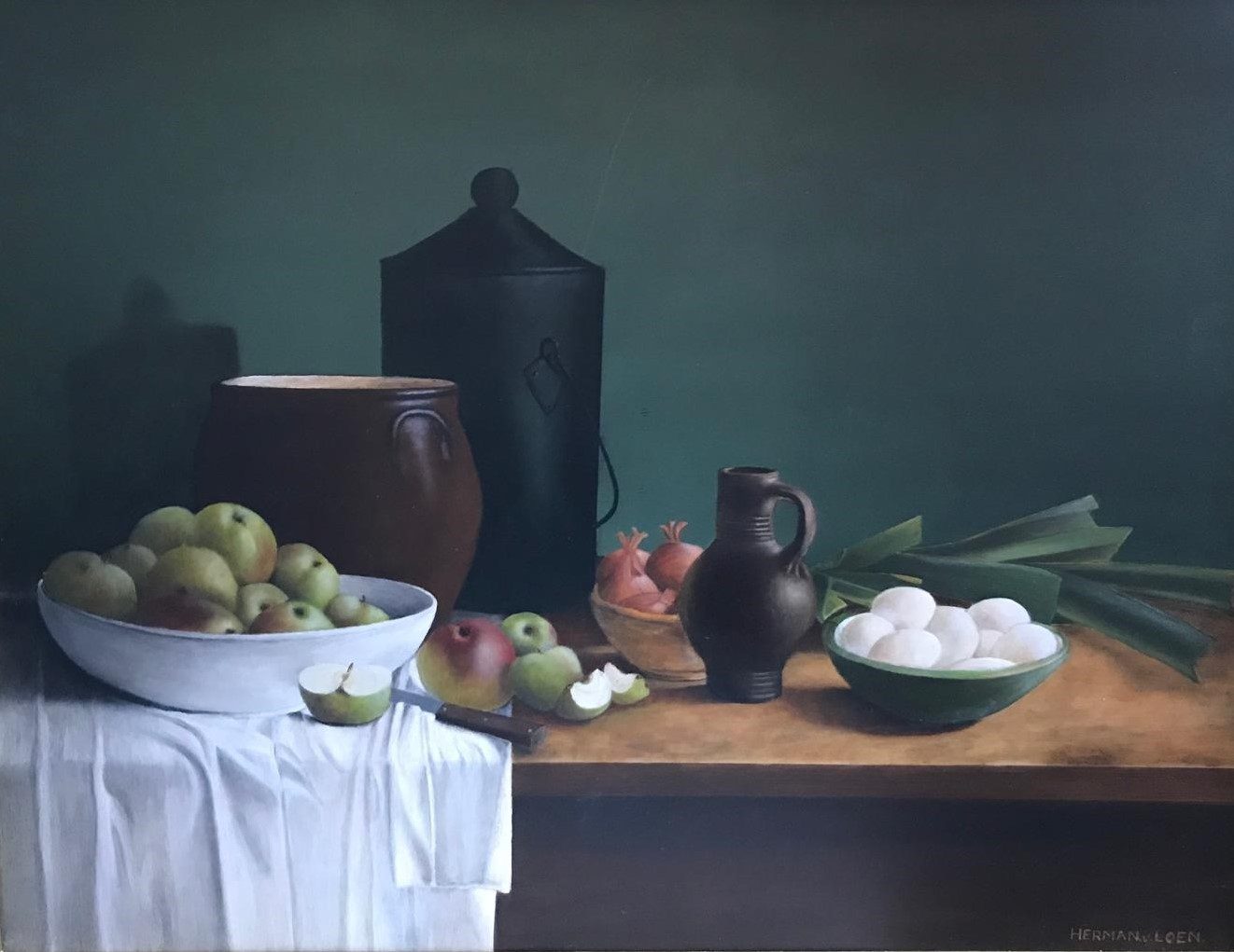 Expositie met schilderijen van Herman van Loen en keramiek van Ans van Wegen-van ’t Klooster