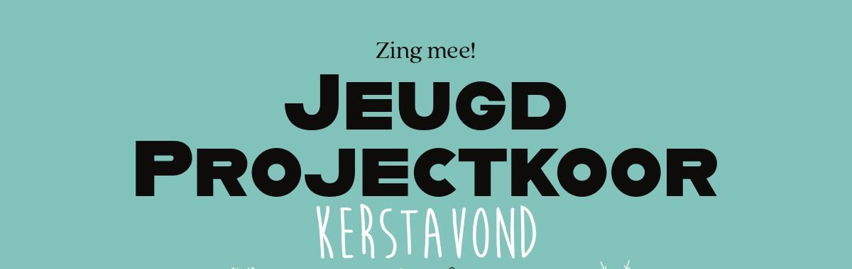 Jeugdprojectkoor op Kerstavond in de Sint Martinus