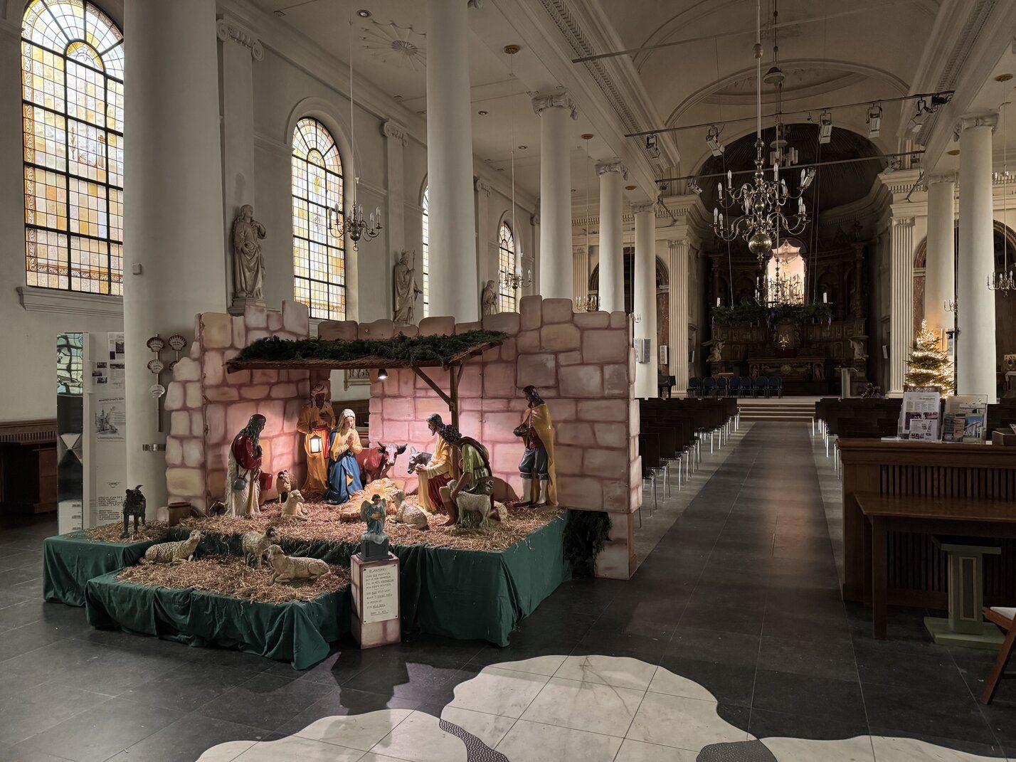 Nieuwe plek voor kerststal