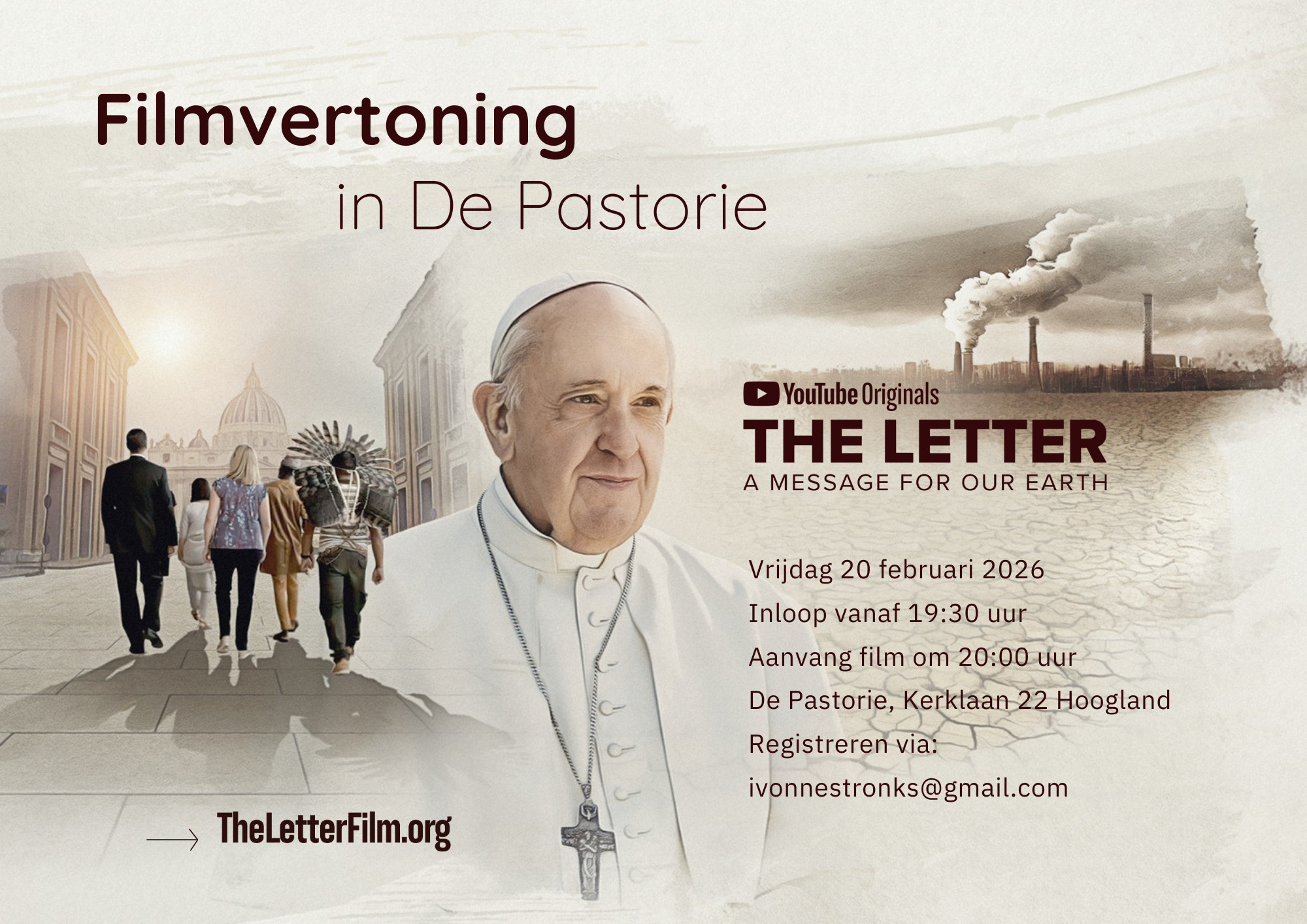 Filmvertoning ‘The Letter’ in De Pastorie