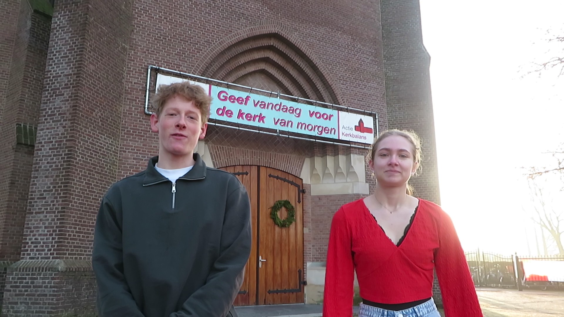 Amy en Lucas: doe mee met Kerkbalans