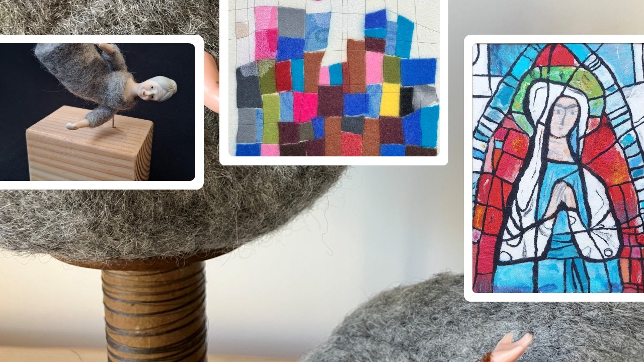 A Doll Moment: bijzondere viltexpositie in Hoogland