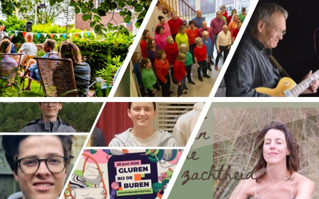 Gluren bij de Buren in de Pastorietuin